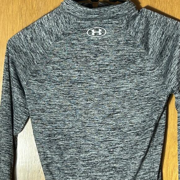 UNDER ARMOUR Women ½ Zip Top UA Tech Twist BLACK/GREY XS NEW - Picture 6 of 9